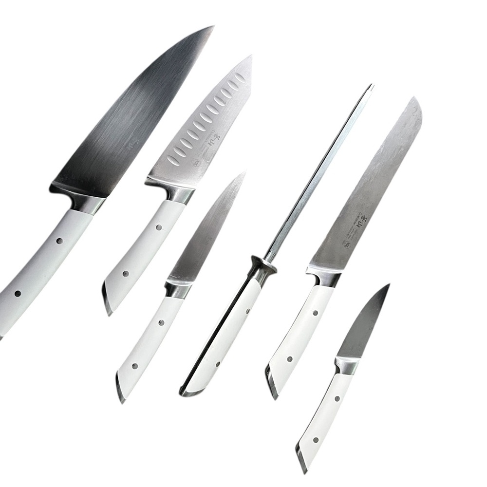 Cangshan White Knife Set with Block - Picture 6 of 10